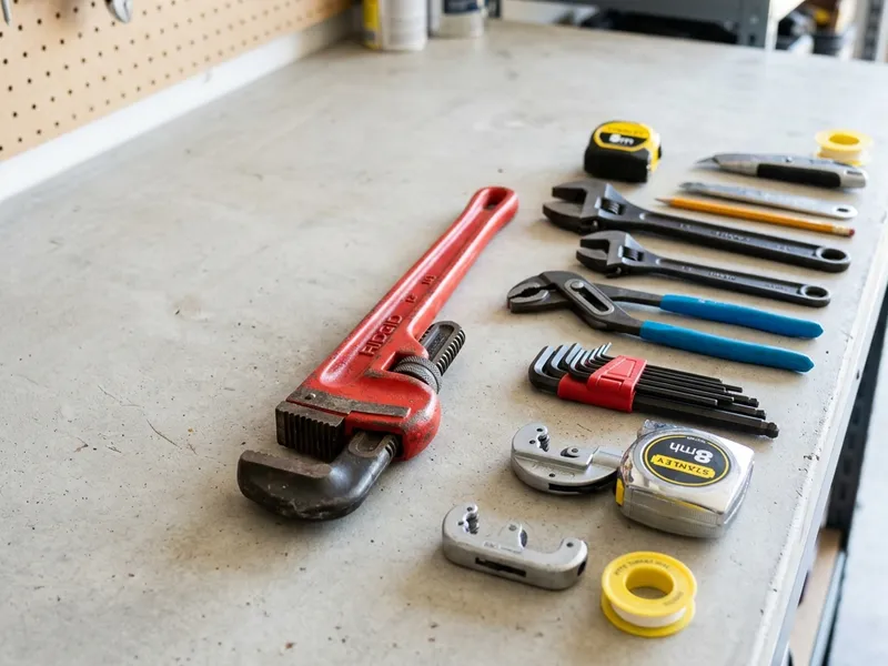 Professional plumbers in Vilonia, AR equipped with top-tier tools for residential and commercial plumbing services.